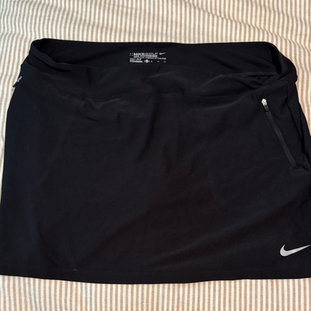 Nike Black Sports Skirt with Zipper